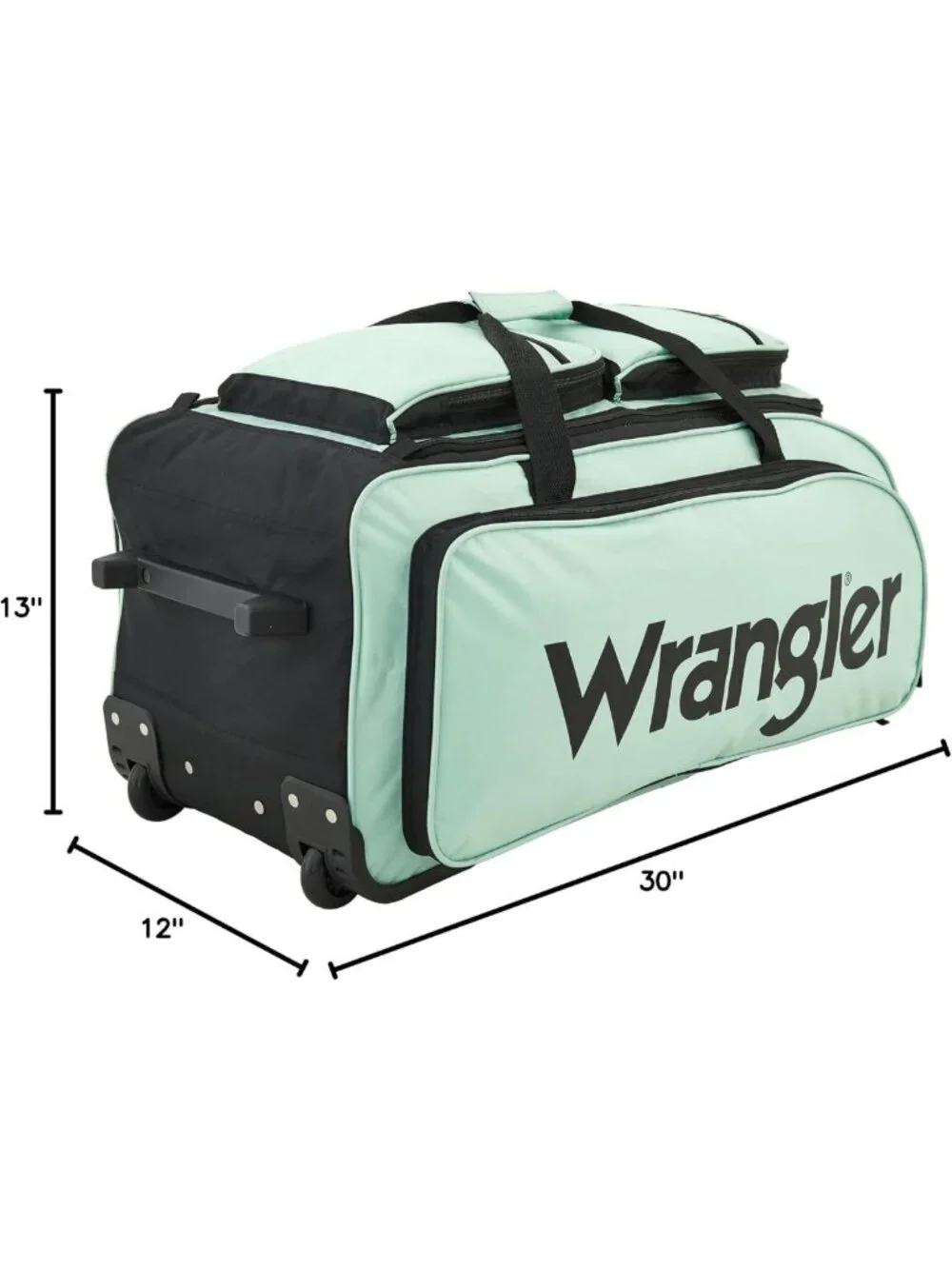 Spacious Rolling Duffel Bag with Wheels, Travel Luggage, Weekend Bag, Durable